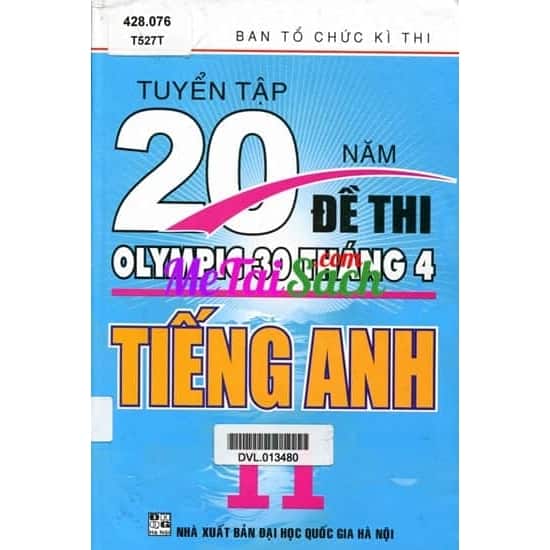 Tuyển Tập 20 Năm Đề Thi Olympic Tiếng Anh 11